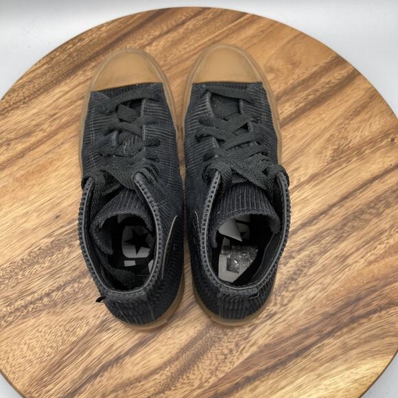 Converse Chuck Taylor All Star Pro Shoes Womens Size 7 Black Gum Corduroy Casual - Picture 5 of 8